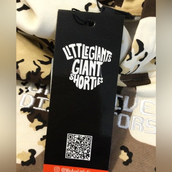 We Are Little Giants Creative Disruptors Choc Chip Camo Boy’s Hoodie Size 9/10 - Picture 7 of 10